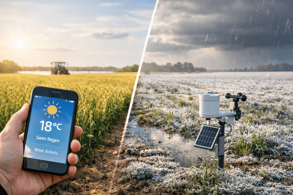 Lokaal weerbericht, agarisch weerbericht