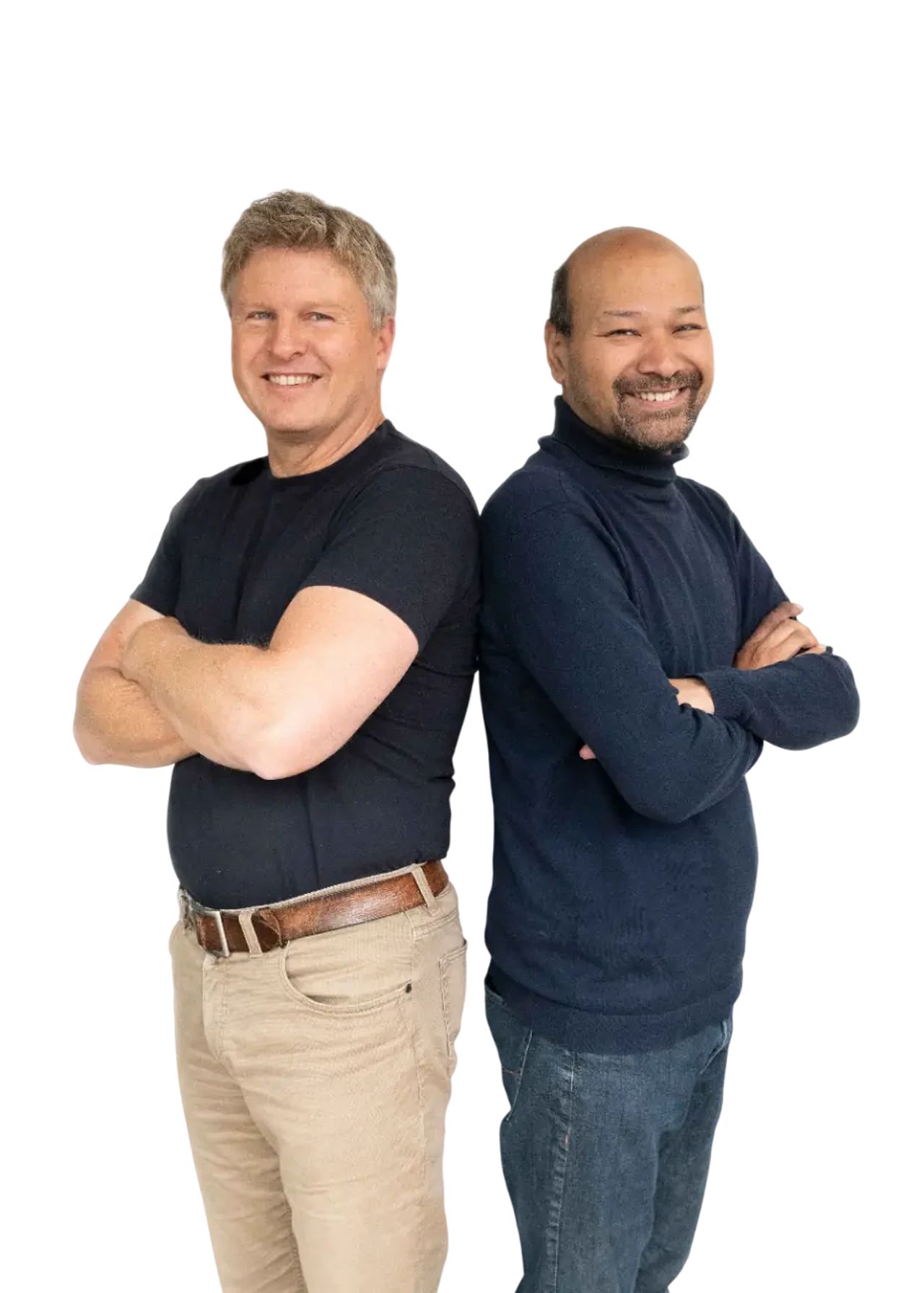 Franklin Stump en Jeroen ten Dolle, oprichters van FieldGuard